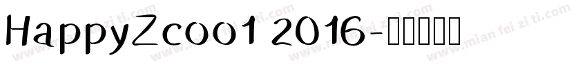 HappyZcoo1 2016字体转换